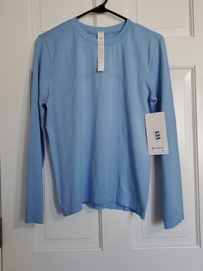 NWT Lululemon Swiftly Relaxed Sinatra Blue Long Sleeve Sz 2